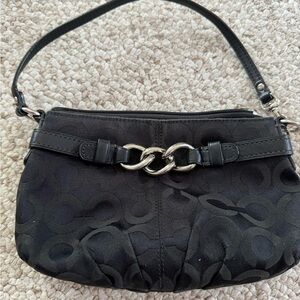 Black Coach purse-small